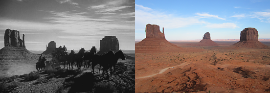 Stagecoach scene, Monument Valley, Arizona