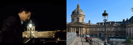 Taken scene, Pont des Arts, Paris