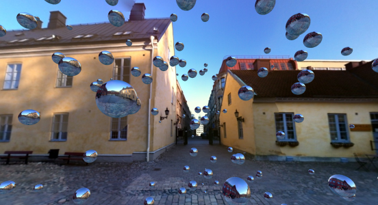 Environment spheres screenshot