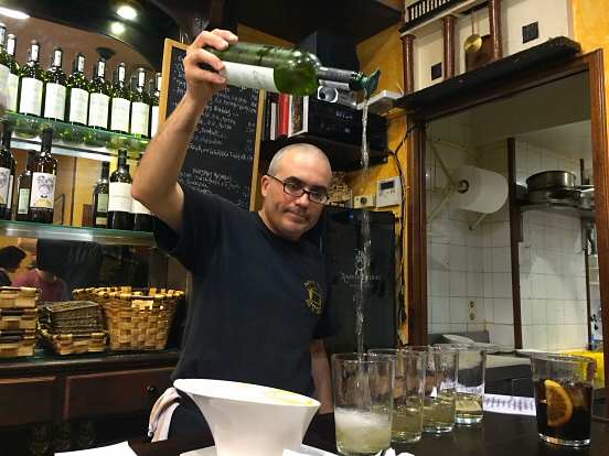 Let the Txakoli flow