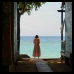 Staring at the sea