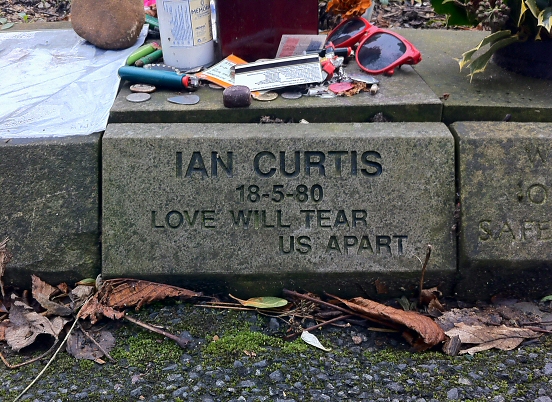 Grave of Ian Curtis, Macclesfield cemetery