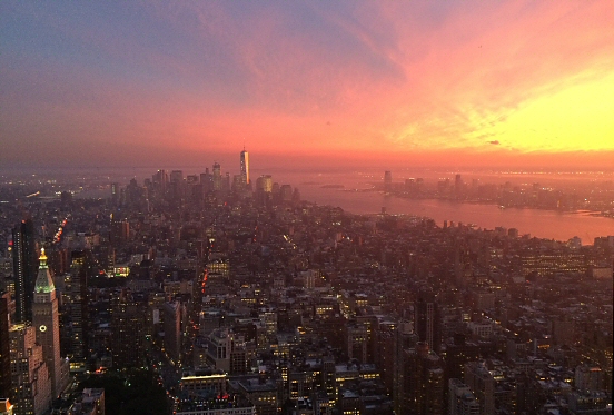 Sunset from Empire State Building