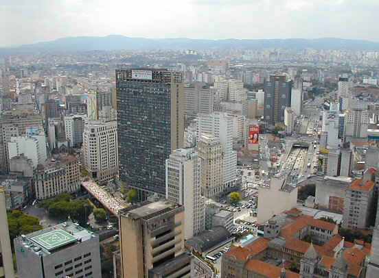 View from Banespa tower, Sao Paulo
