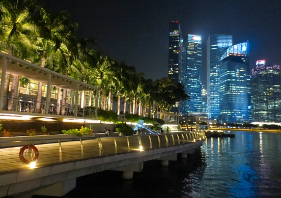 Waterfront in Marina Bay area
